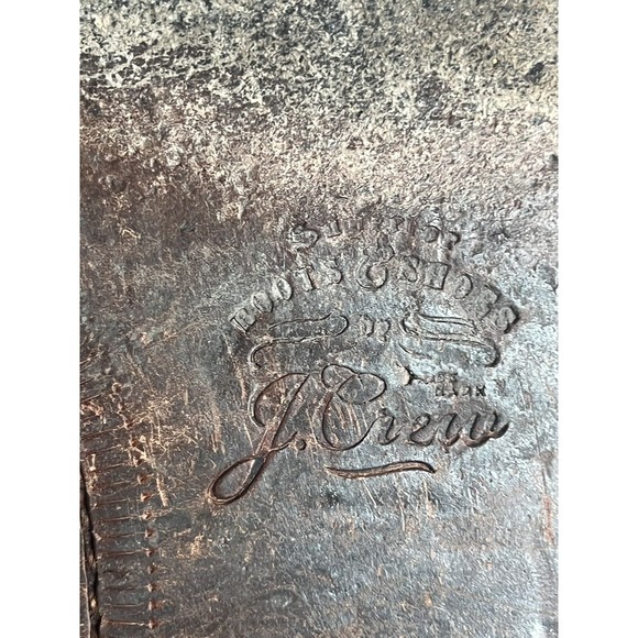 J.CREW LUDLOW 09494 Men 10 D Brown Wing Tip Long Wing Dress SHOES - Picture 8 of 8